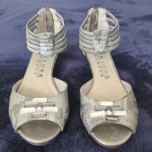 Sliver Pewter Sandals